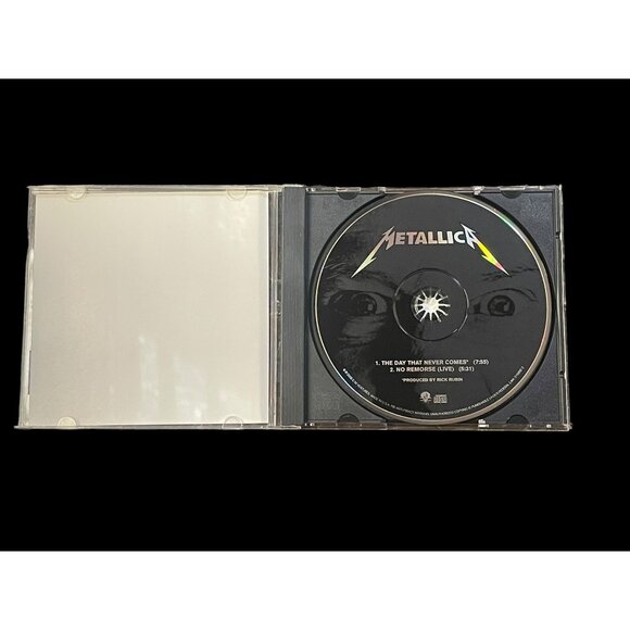 2008 Metallica The Day That Never Comes Single CD Rare OOP No Remorse Live - Picture 3 of 5